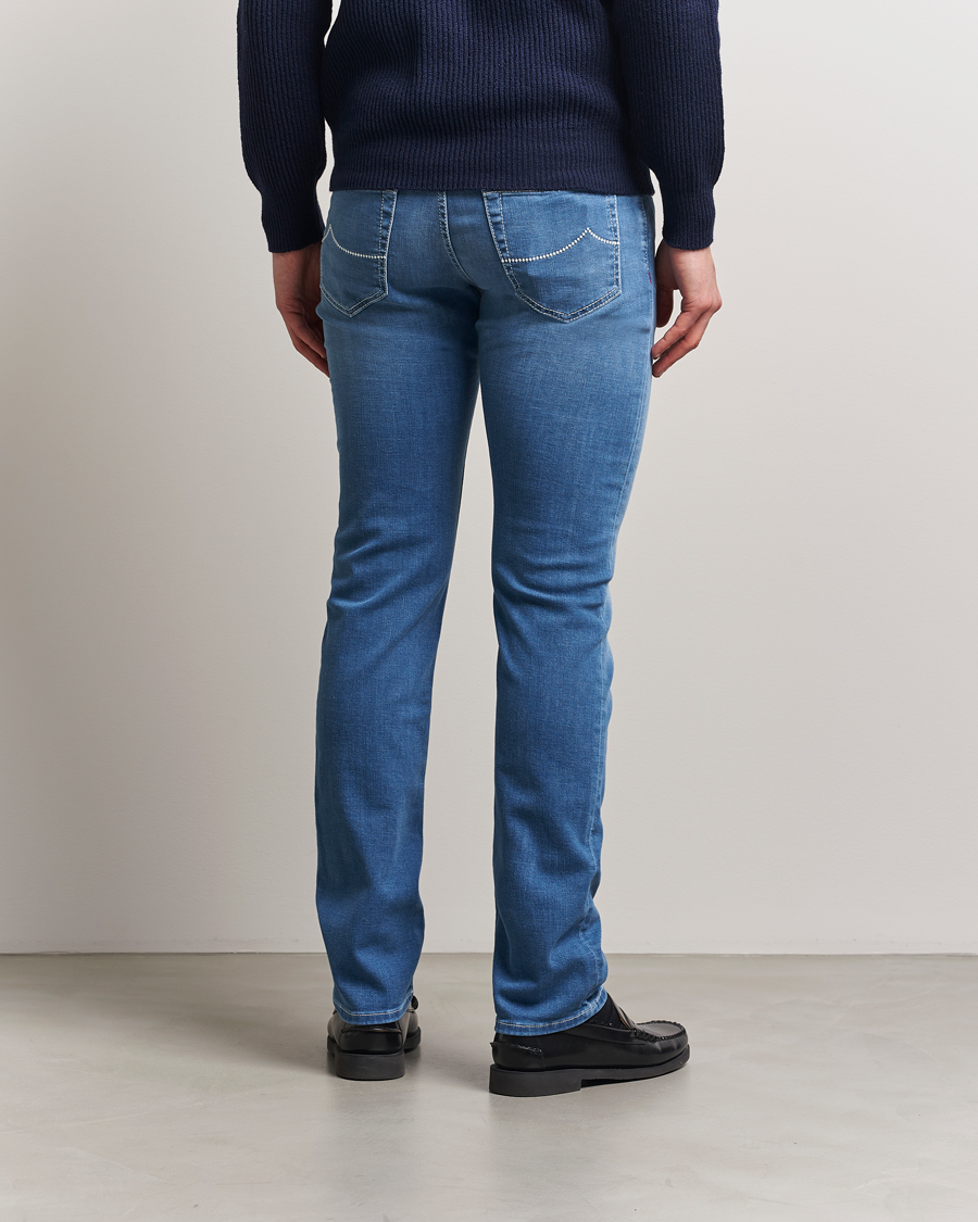 Hombres | Vaqueros | Jacob Cohën | Bard Slim Fit Stretch Vintage Jeans Medium Blue