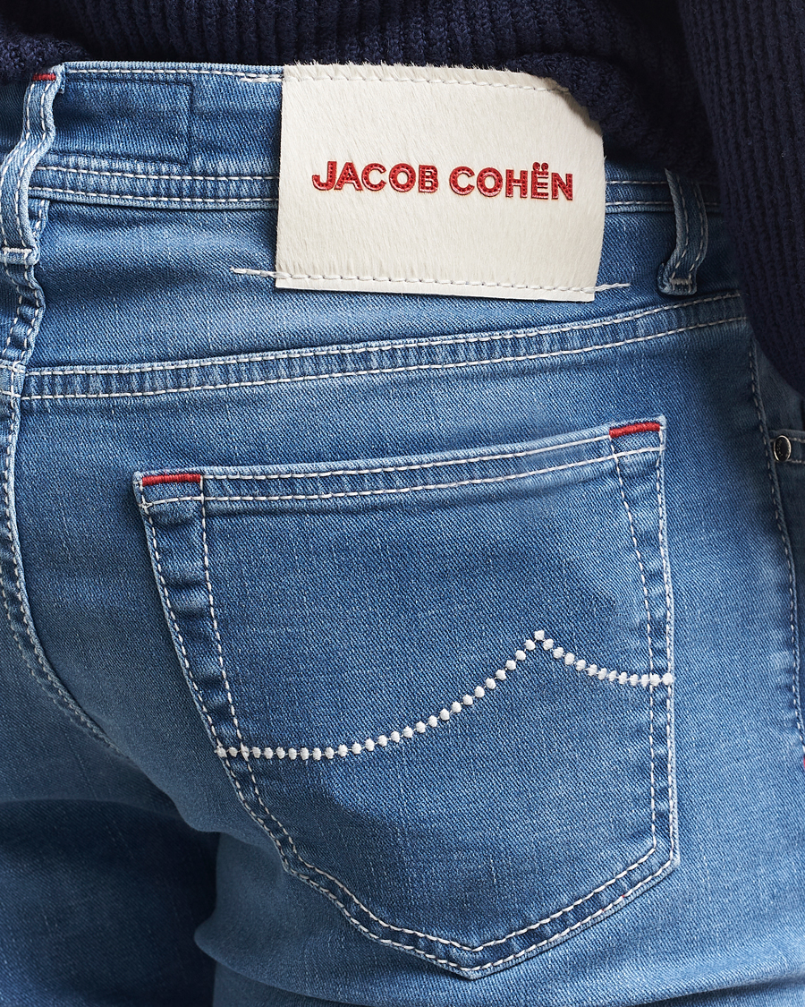 Hombres | Vaqueros | Jacob Cohën | Bard Slim Fit Stretch Vintage Jeans Medium Blue