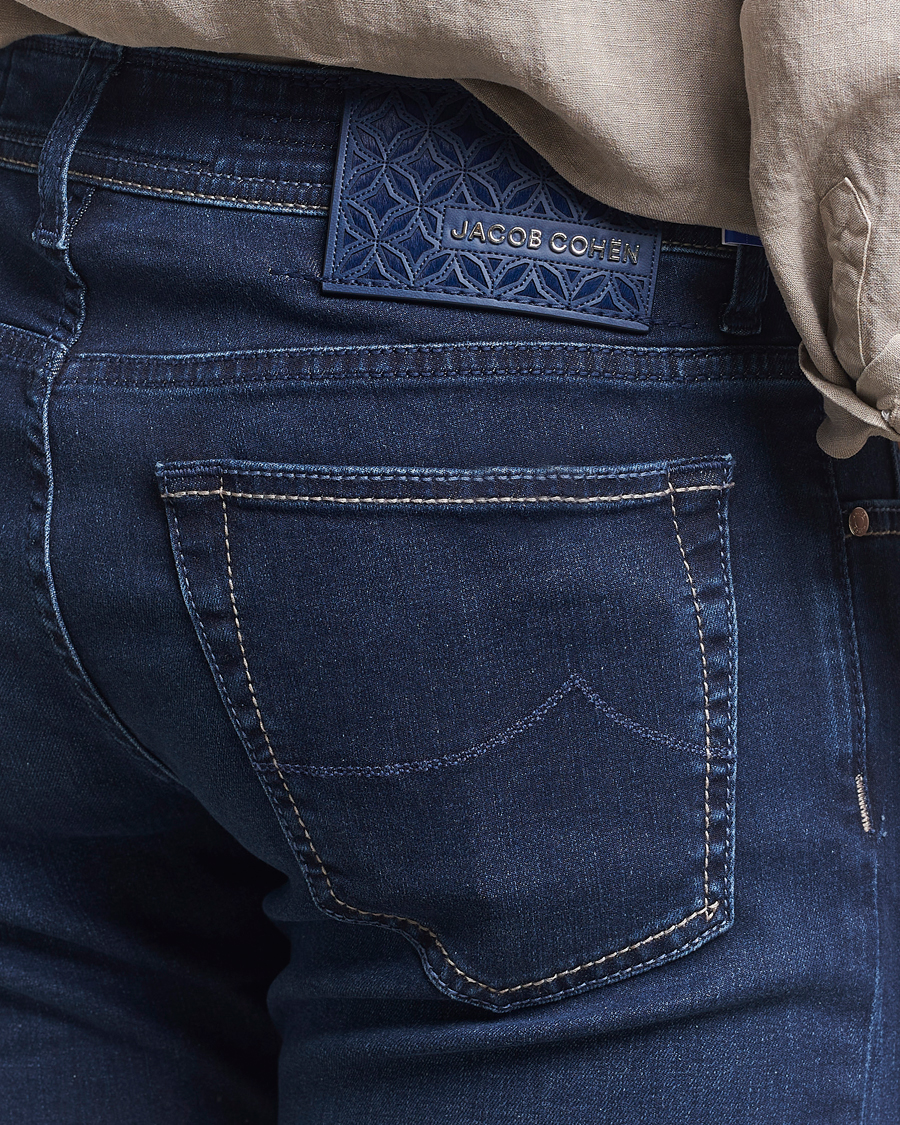 Hombres | Vaqueros | Jacob Cohën | Bard Slim Fit Stretch Rinse Jeans Dark Blue