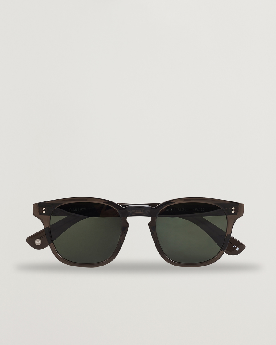 Hombres | Garrett Leight Ace II 49 Sunglasses Black Glass | Garrett Leight | Ace II 49 Sunglasses Black Glass