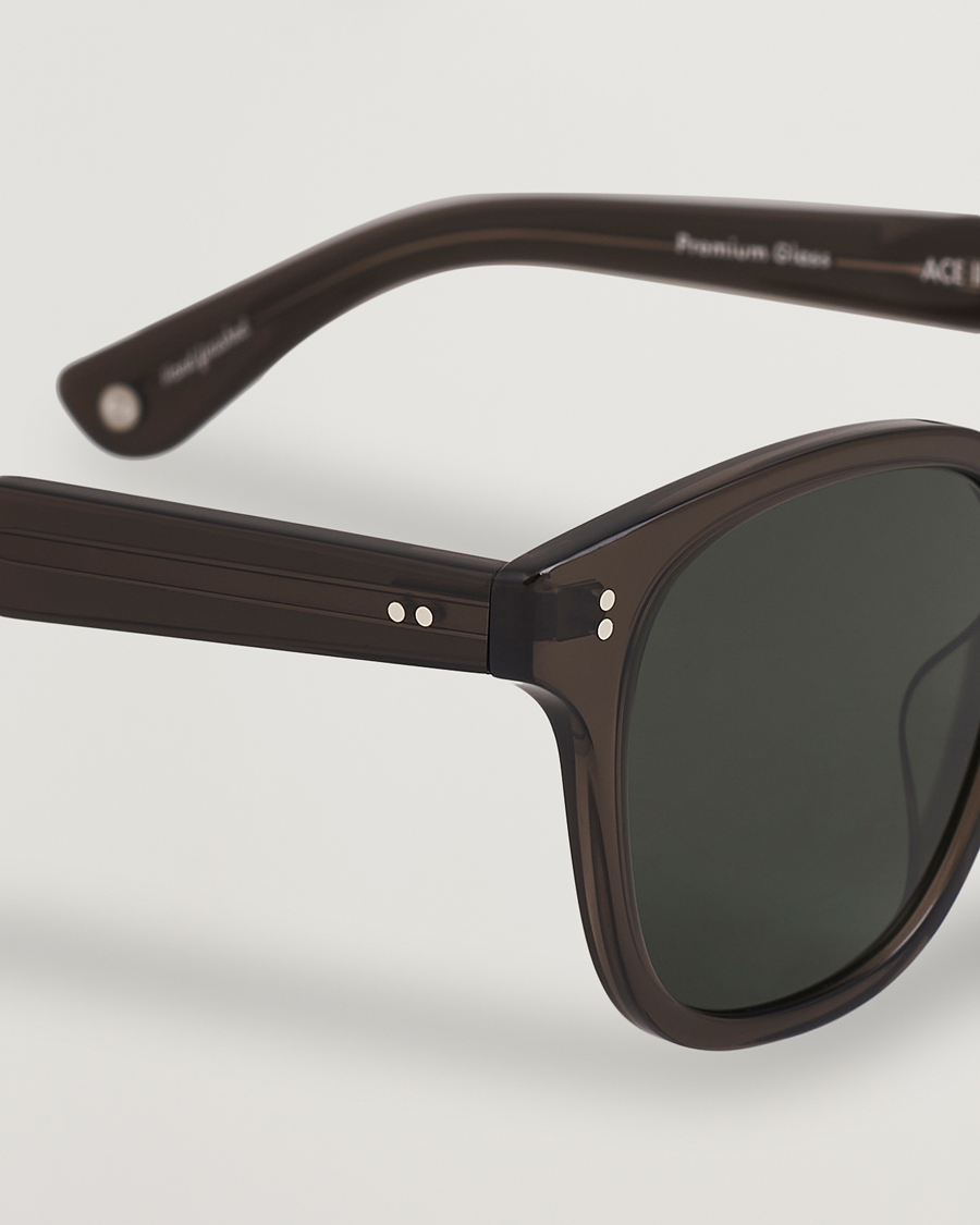 Hombres | Gafas de sol | Garrett Leight | Ace II 49 Sunglasses Black Glass