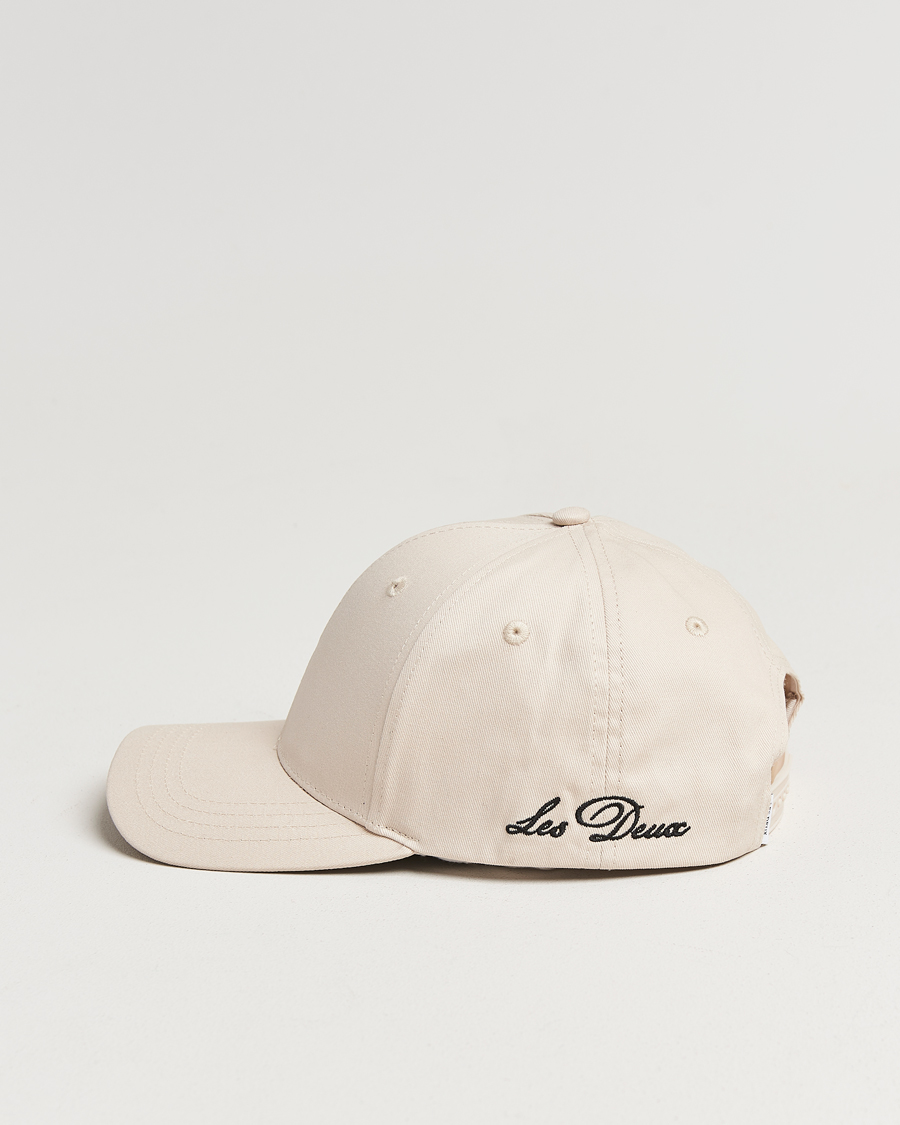 Hombres | Les Deux Crew Organic Baseball Cap Ivory | LES DEUX | Crew Organic Baseball Cap Ivory