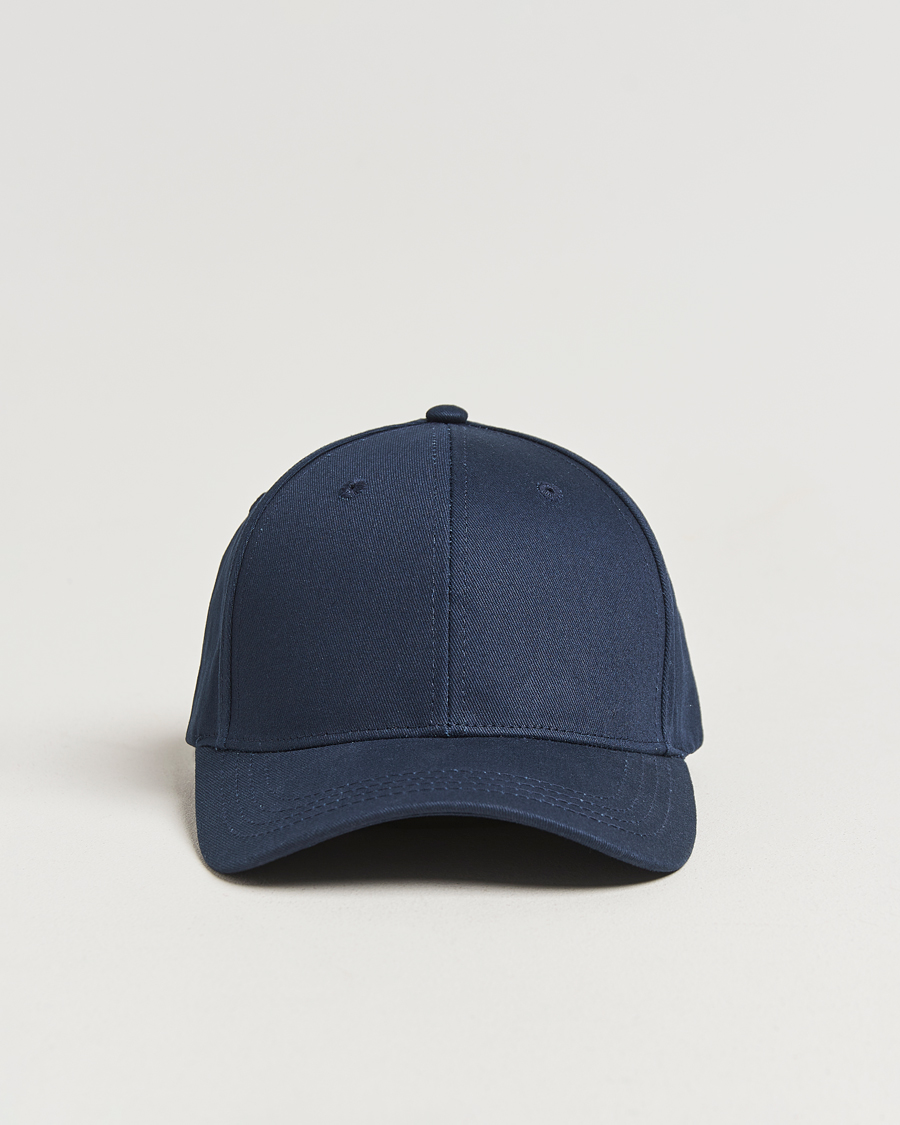 Hombres | Les Deux Crew Organic Baseball Cap Dark Navy | LES DEUX | Crew Organic Baseball Cap Dark Navy