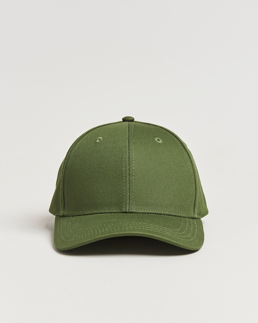 Hombres | Sombreros y gorras | LES DEUX | Crew Organic Baseball Cap Chive