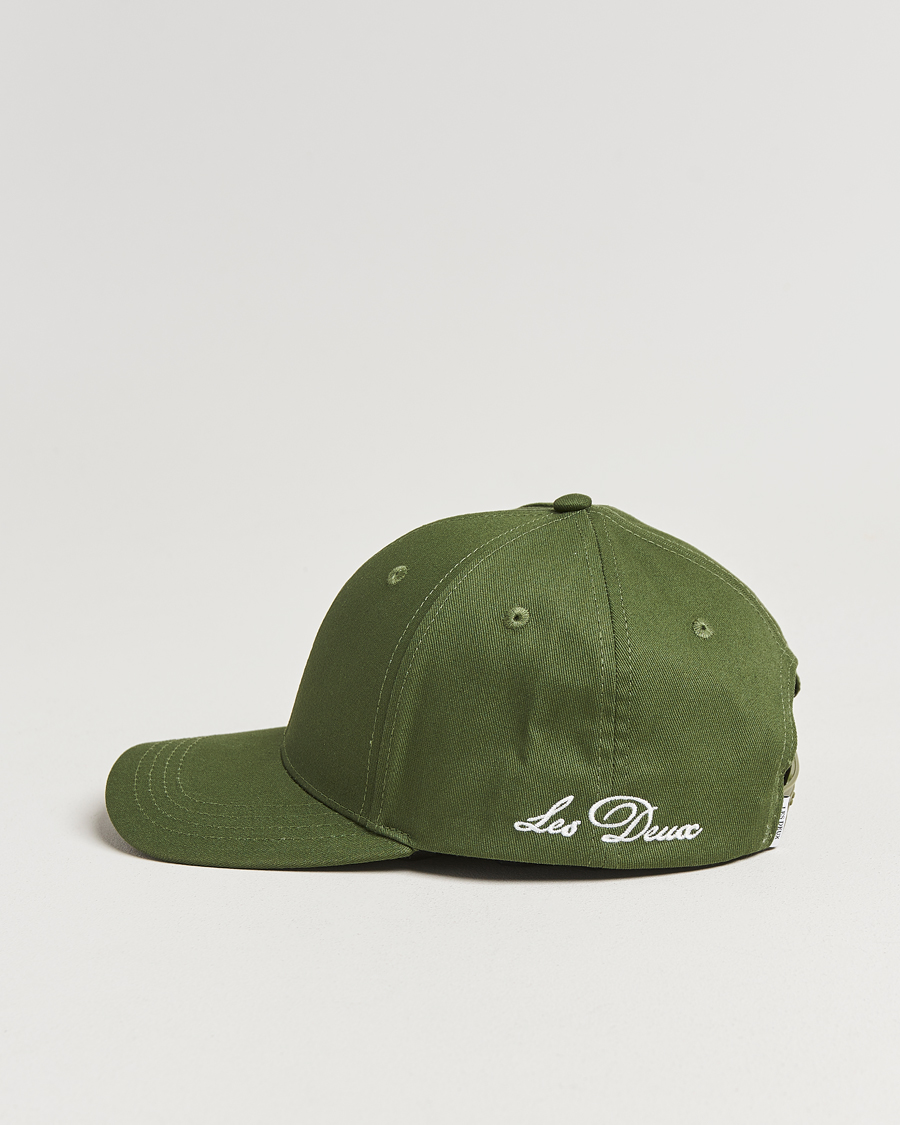 Hombres | Sombreros y gorras | LES DEUX | Crew Organic Baseball Cap Chive