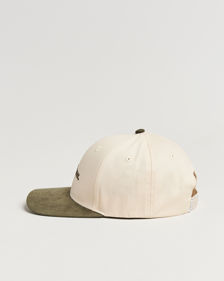 Hombres | Les Deux Brad Contrast Suede Baseball Cap Ivory | LES DEUX | Brad Contrast Suede Baseball Cap Ivory