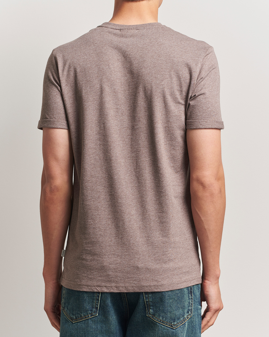 Hombres | Camisetas | LES DEUX | Norregaard Contrast T-Shirt Cub Melange