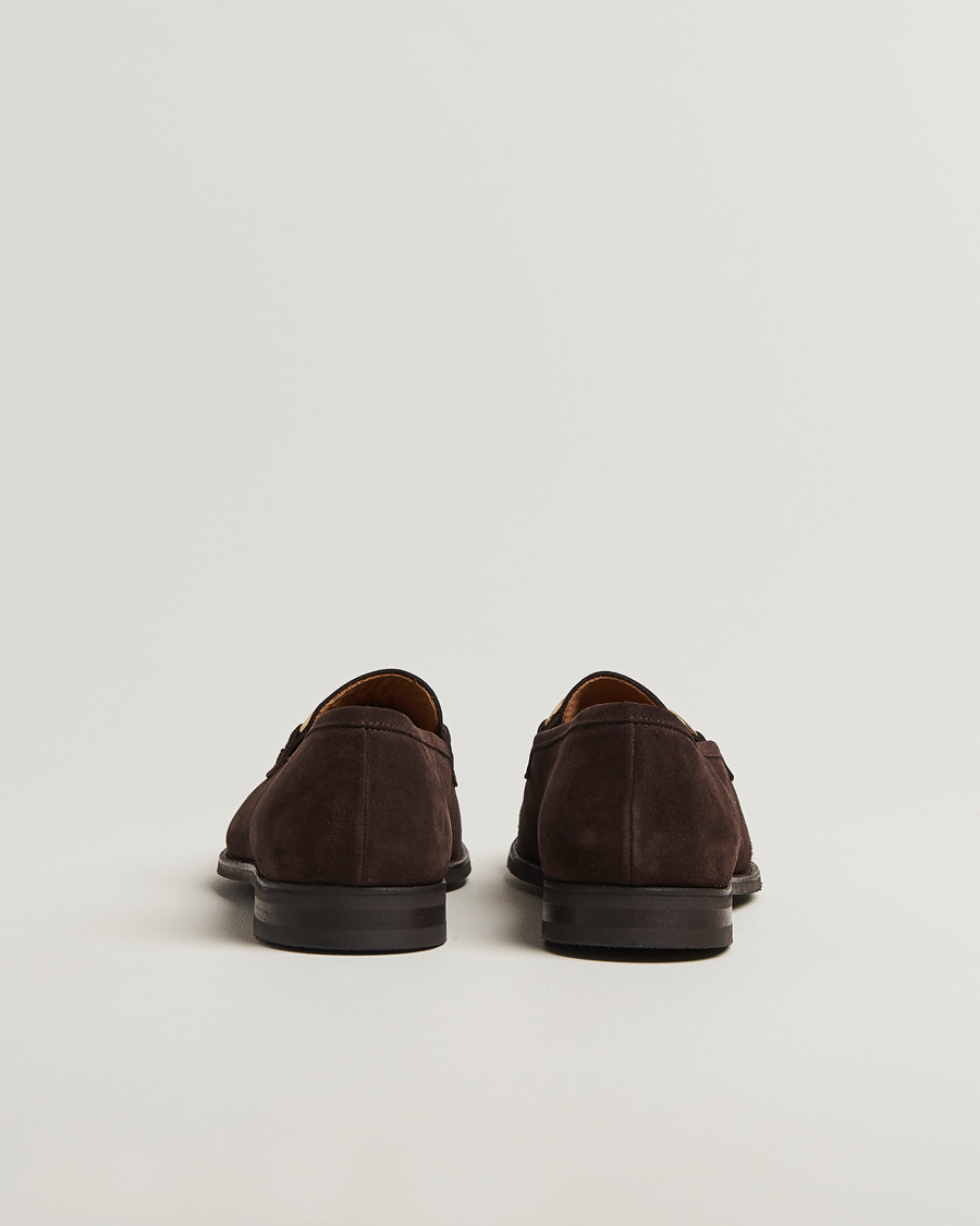 Hombres | Mocasines | Myrqvist | Karlberg Loafer Dark Brown Suede