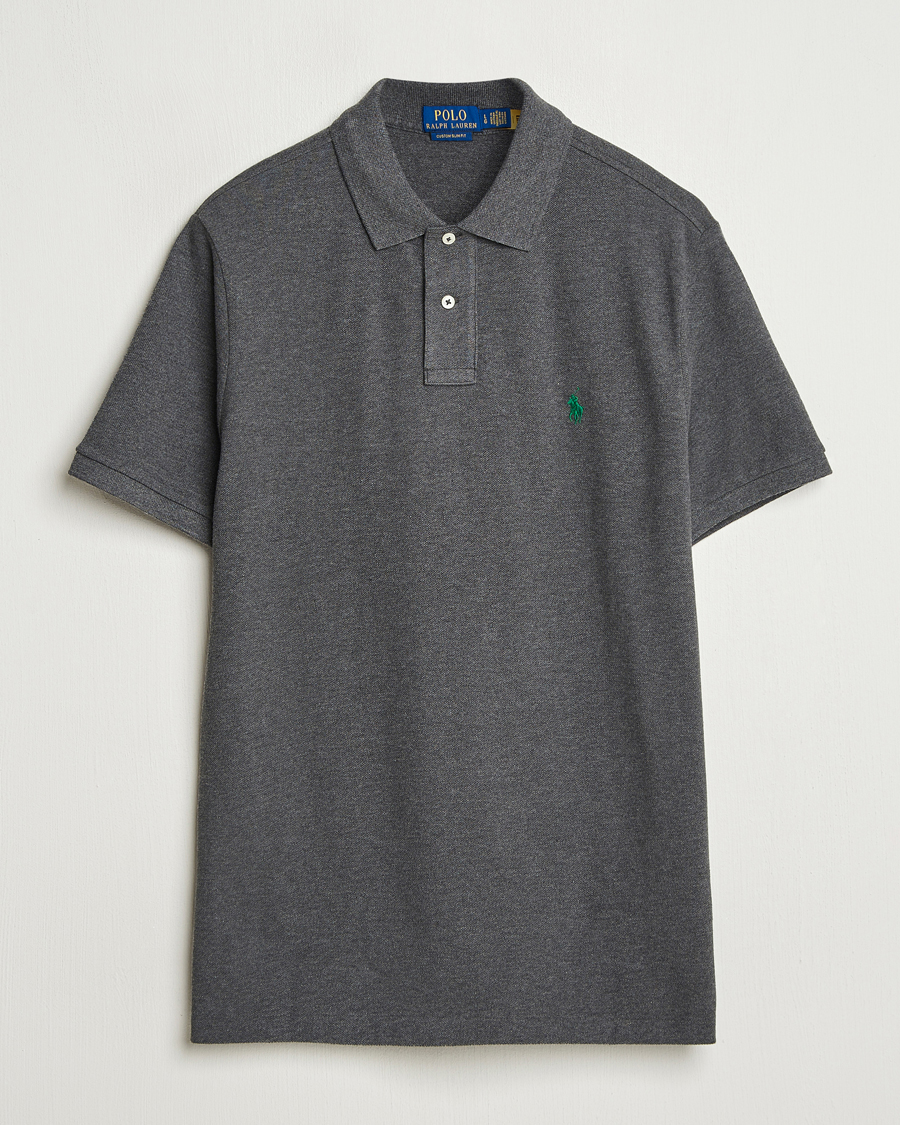 Hombres | Polos | Polo Ralph Lauren | Custom Slim Fit Polo Barclay Heather