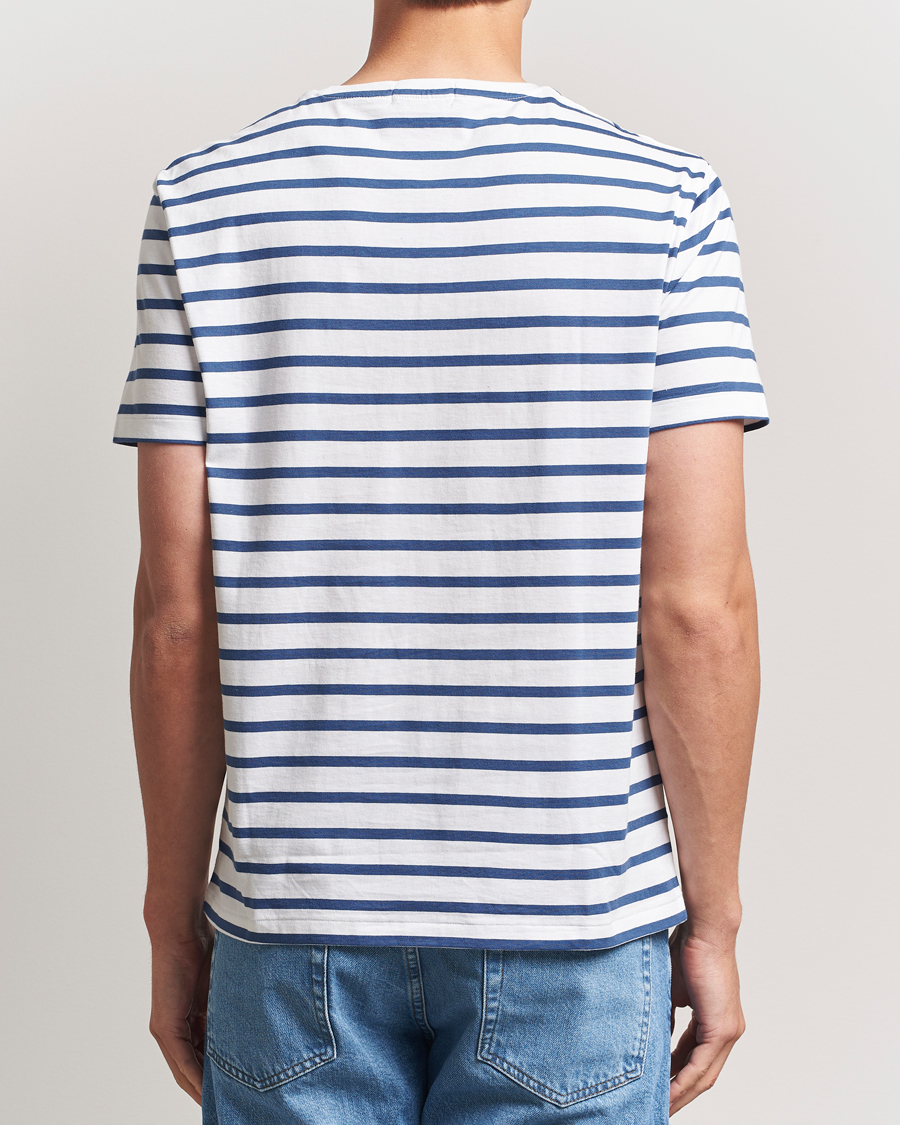 Hombres | Camisetas | Polo Ralph Lauren | Custom Slim Fit Striped Tee White/Old Royal