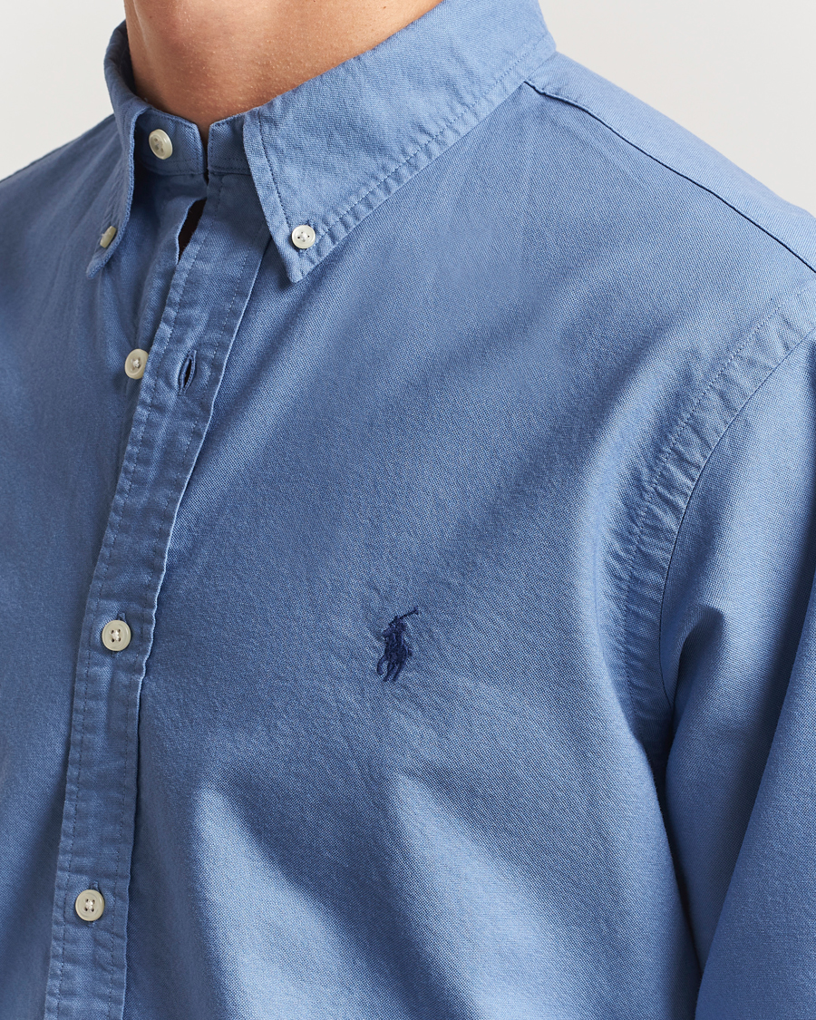 Hombres | Camisas | Polo Ralph Lauren | Custom Fit Oxford Shirt Bastille Blue