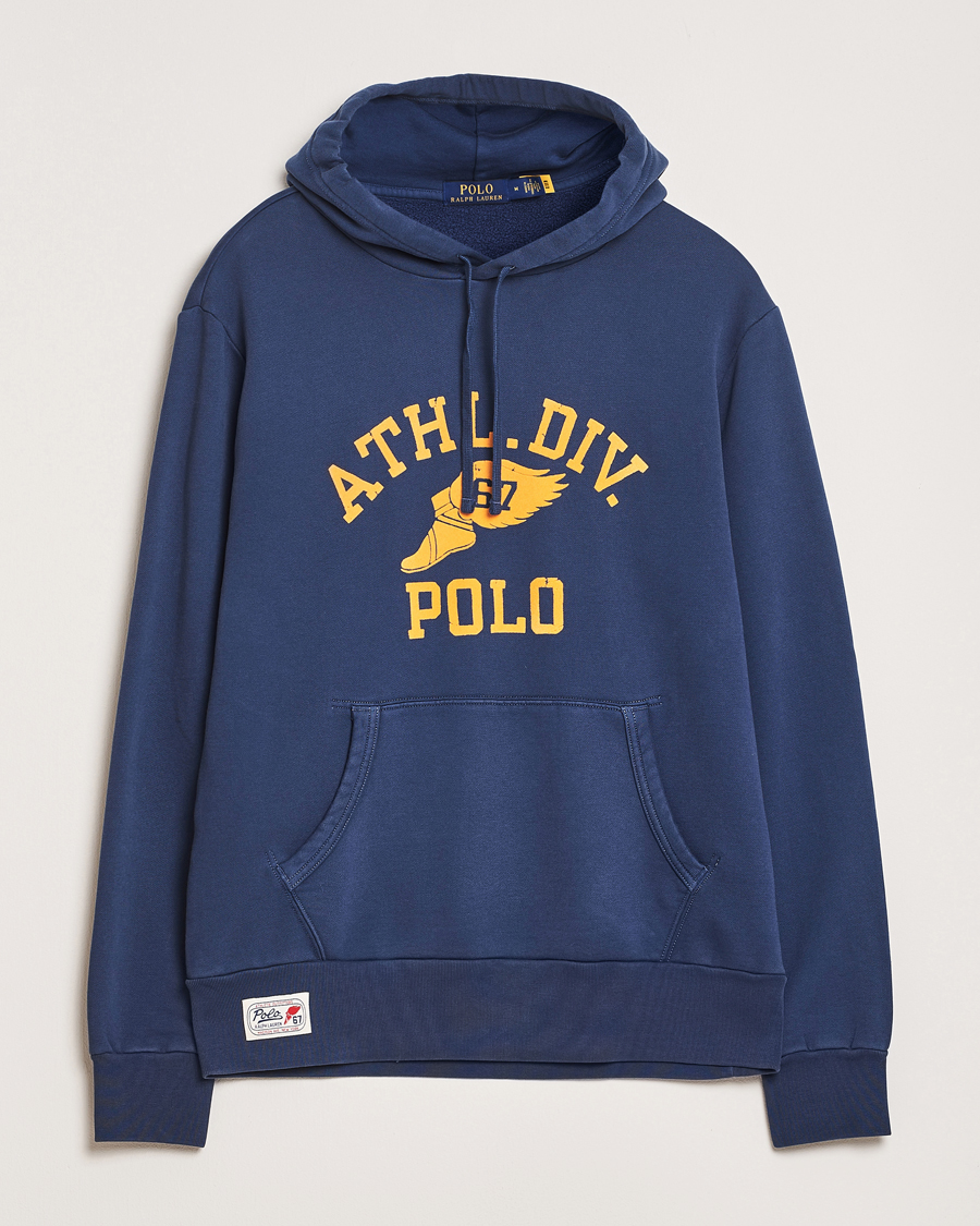 Hombres | Jerséis y prendas de punto | Polo Ralph Lauren | P-Wing Print Hoodie Rustic Navy