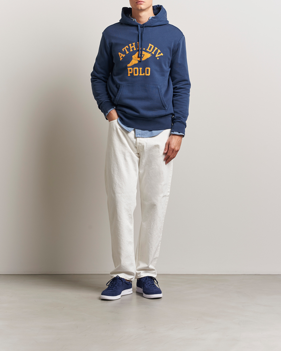 Hombres | Jerséis y prendas de punto | Polo Ralph Lauren | P-Wing Print Hoodie Rustic Navy