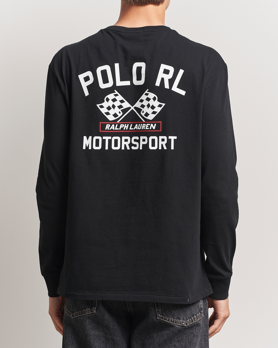 Hombres | Camisetas | Polo Ralph Lauren | RL Motorsport Long Sleeve Tee Polo Black