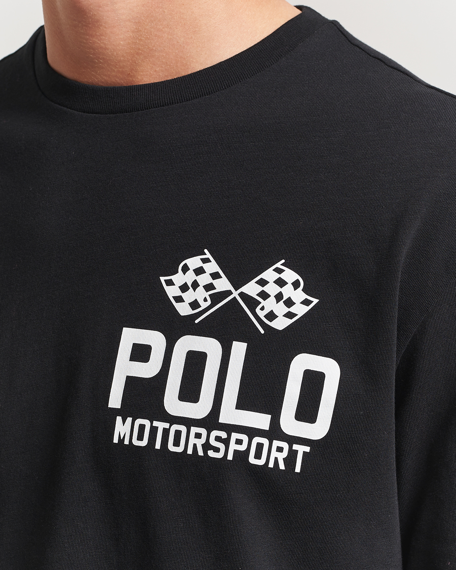 Hombres | Camisetas | Polo Ralph Lauren | RL Motorsport Long Sleeve Tee Polo Black