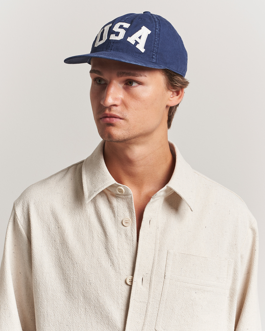 Hombres | Sombreros y gorras | Polo Ralph Lauren | Cotton Twill USA Cap Newport Navy