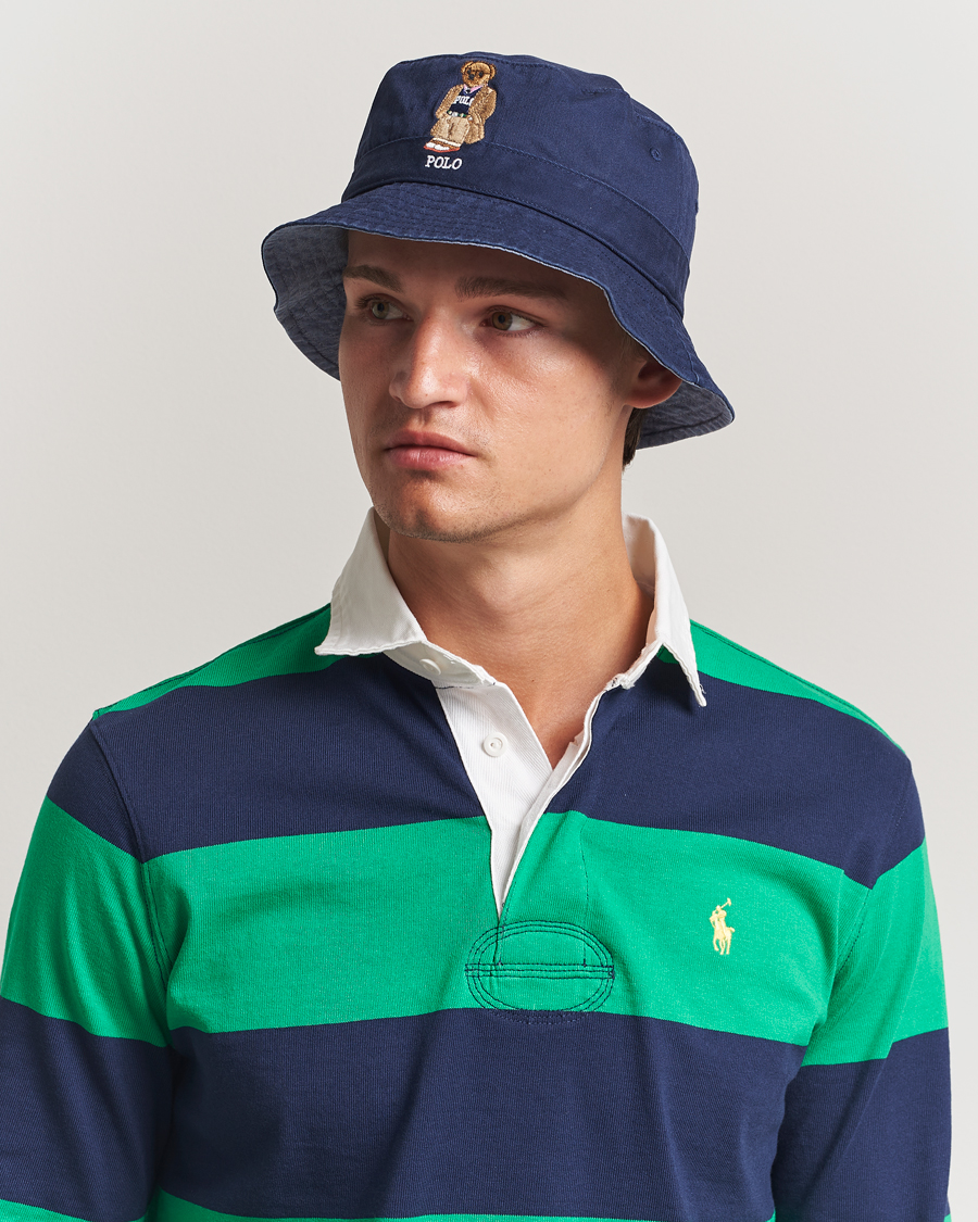 Hombres | Polo Ralph Lauren Loft Bucket Bear Hat Newport Navy | Polo Ralph Lauren | Loft Bucket Bear Hat Newport Navy