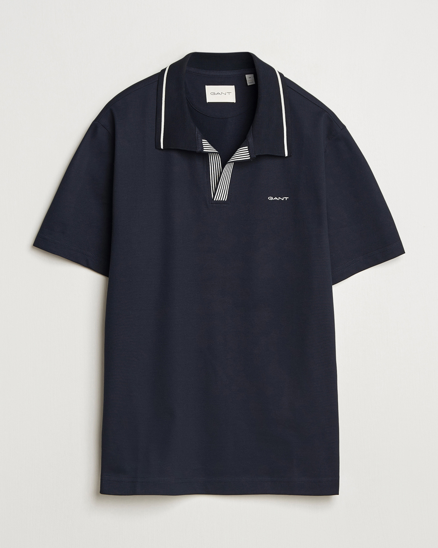 Hombres | Polos | Gant | Tipping Polo Evening Blue