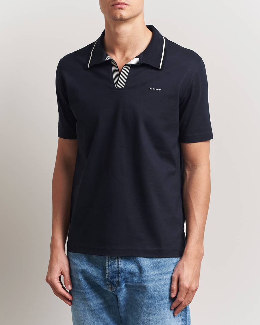 Hombres | Polos | Gant | Tipping Polo Evening Blue