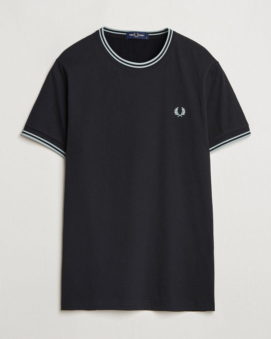 Hombres | Camisetas | Fred Perry | Twin Tipped T-Shirt Dark Navy