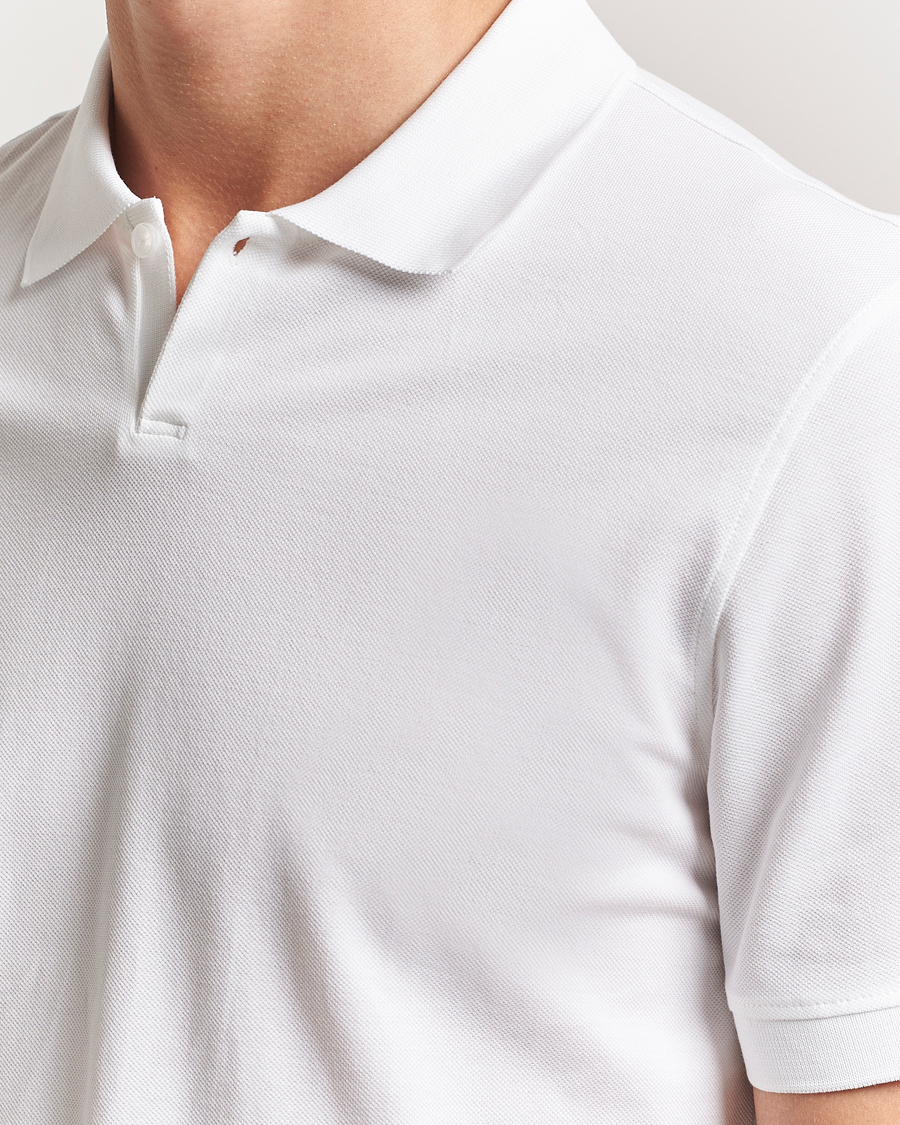 Hombres | Polos | Orlebar Brown | Bruno Organic Cotton Pique White