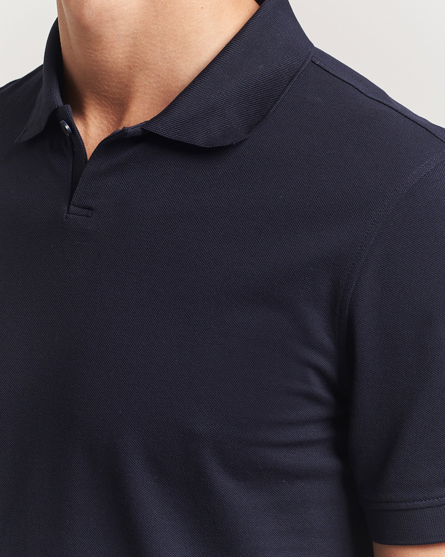 Hombres | Polos | Orlebar Brown | Bruno Organic Cotton Pique Night Iris