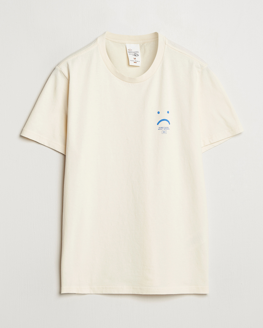 Hombres | Camisetas | Nudie Jeans | Roy Frown T-Shirt Ecru