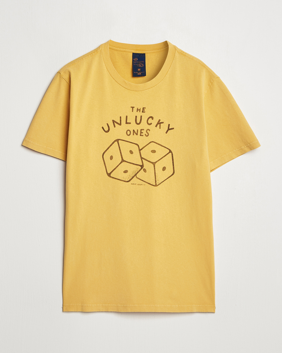 Hombres | Camisetas | Nudie Jeans | Roy Unlucky T-Shirt Yellow
