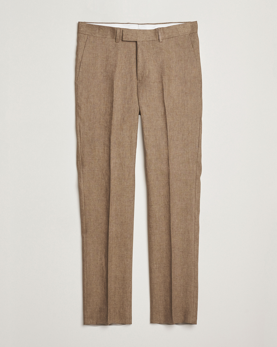 Hombres | Pantalones | J.Lindeberg | Lois Super Linen Pants Nutmeg