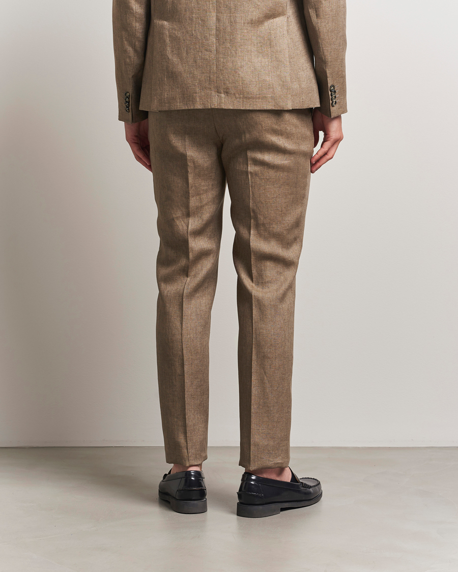 Hombres | Pantalones | J.Lindeberg | Lois Super Linen Pants Nutmeg