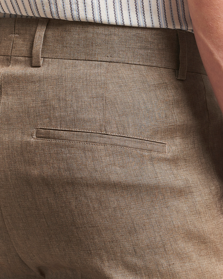 Hombres | Pantalones | J.Lindeberg | Lois Super Linen Pants Nutmeg