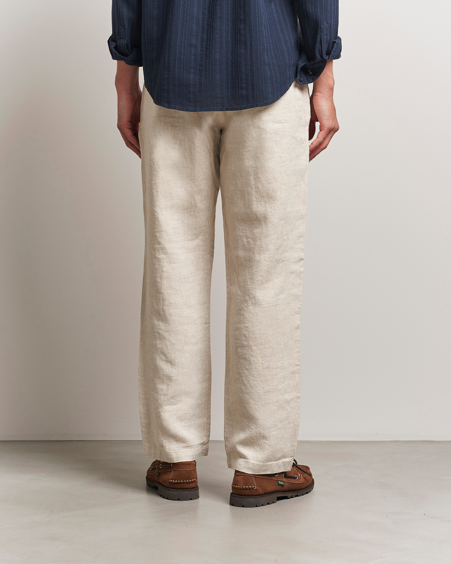 Hombres | Pantalones | NN07 | Aden Regular Fit Linen Chinos Oat