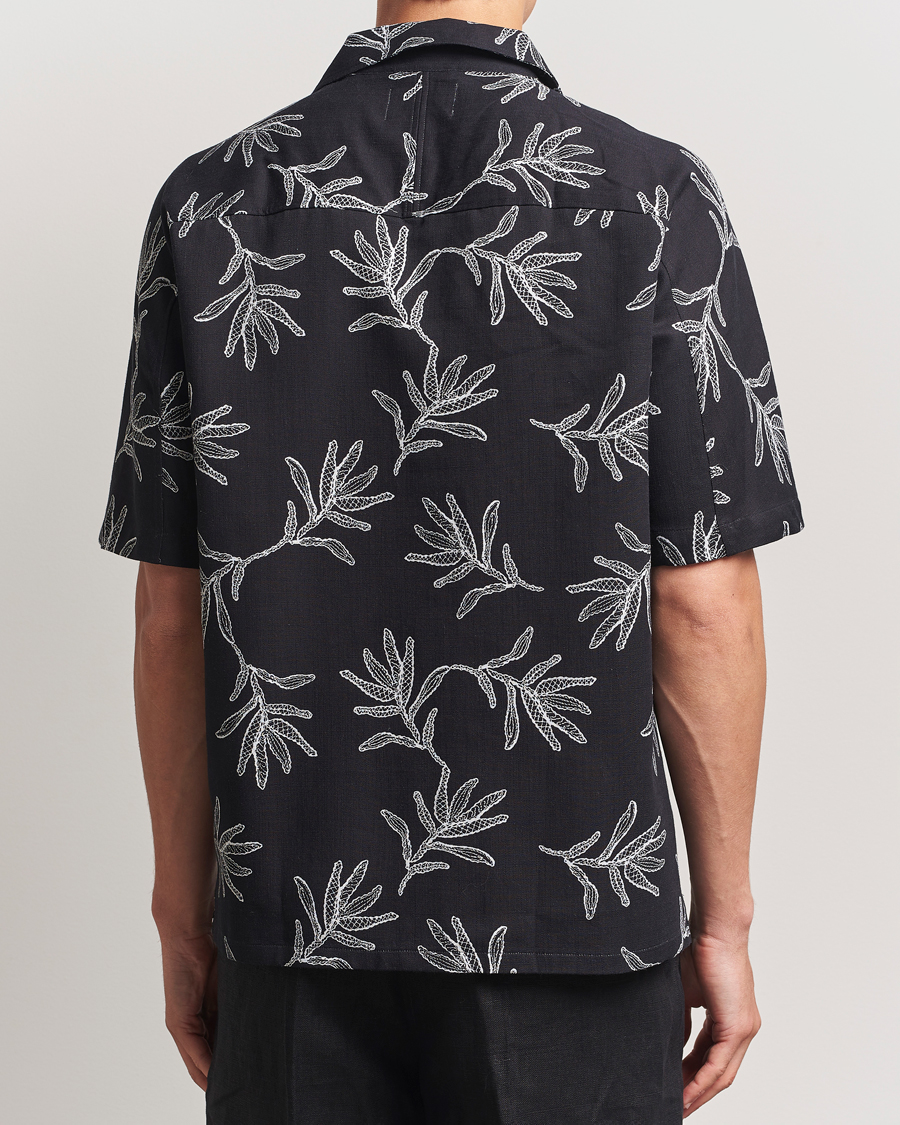 Hombres | Camisas | NN07 | Ole Printed Cotton/Lyocell Resort Shirt Black