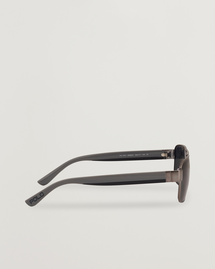 Hombres | Gafas de sol | Polo Ralph Lauren | 0PH3161 Polarized Sunglasses Brushed Gunmetal