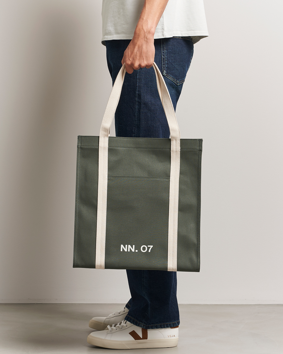 Hombres | Bolsos | NN07 | Tote Bag Croc Green