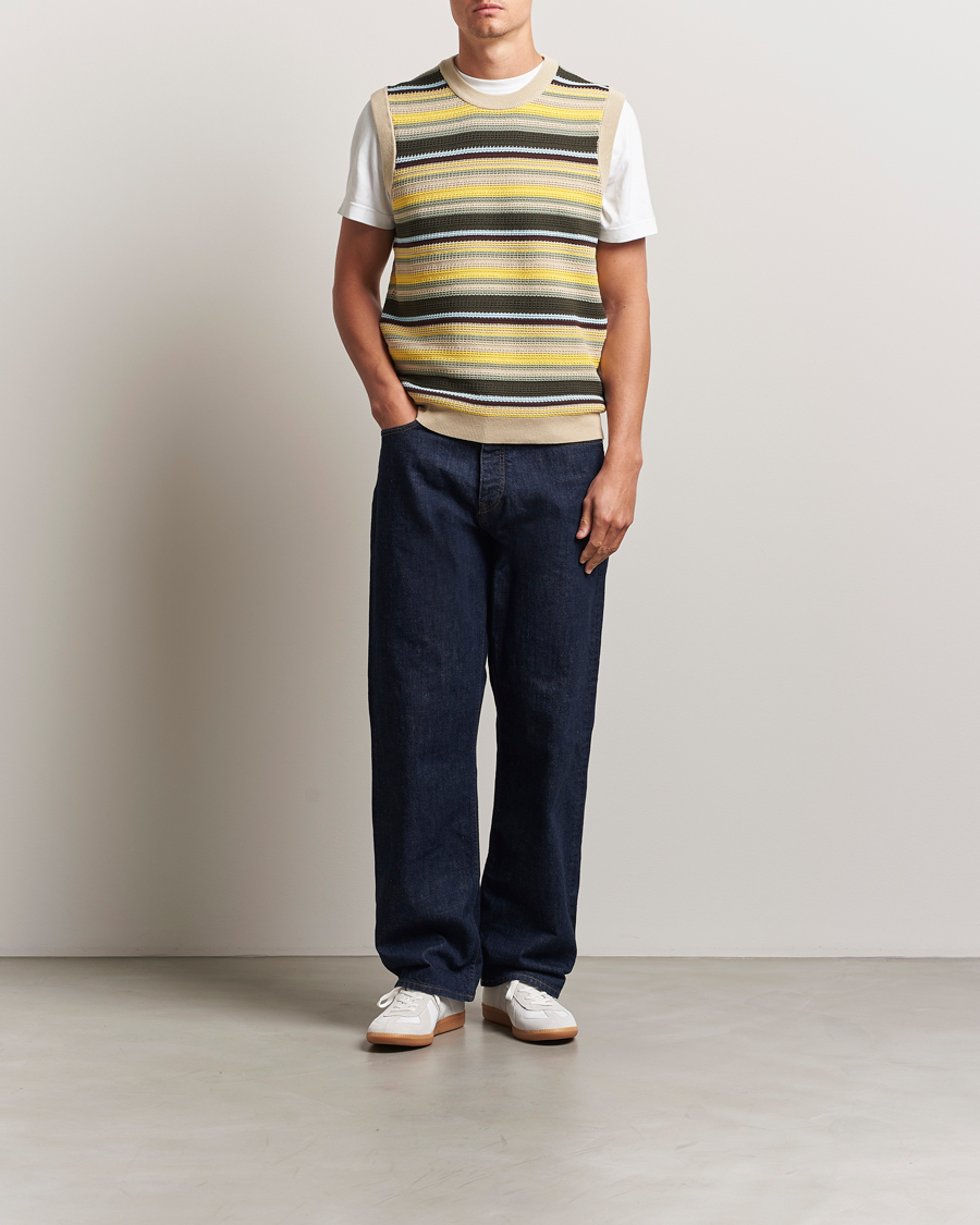 Hombres | Jerséis y prendas de punto | NN07 | Huxley Knitted Striped Vest Multi