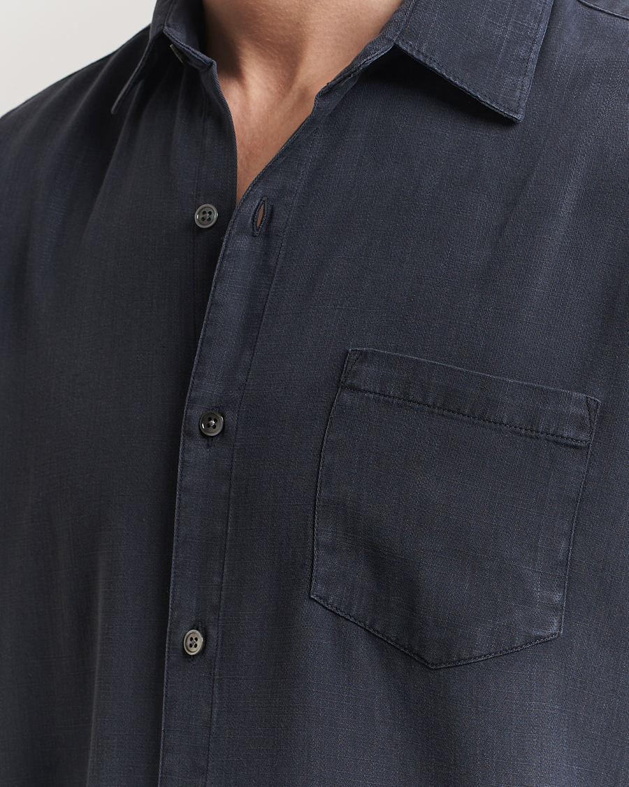 Hombres | Camisas | A Day's March | Daintree Lyocell Shirt Navy