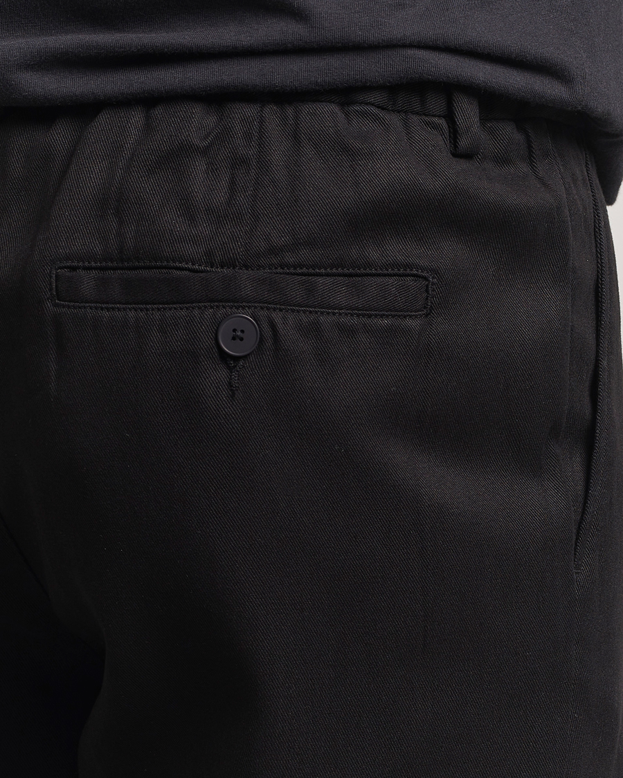 Hombres | Pantalones | A Day's March | Smart Lyocell Trousers Black