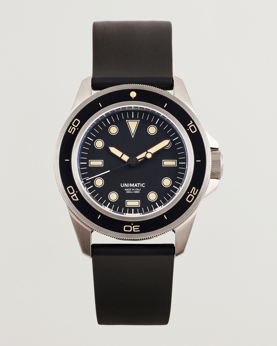 Hombres | UNIMATIC U1 Heritage Diver Black | UNIMATIC | U1 Heritage Diver Black