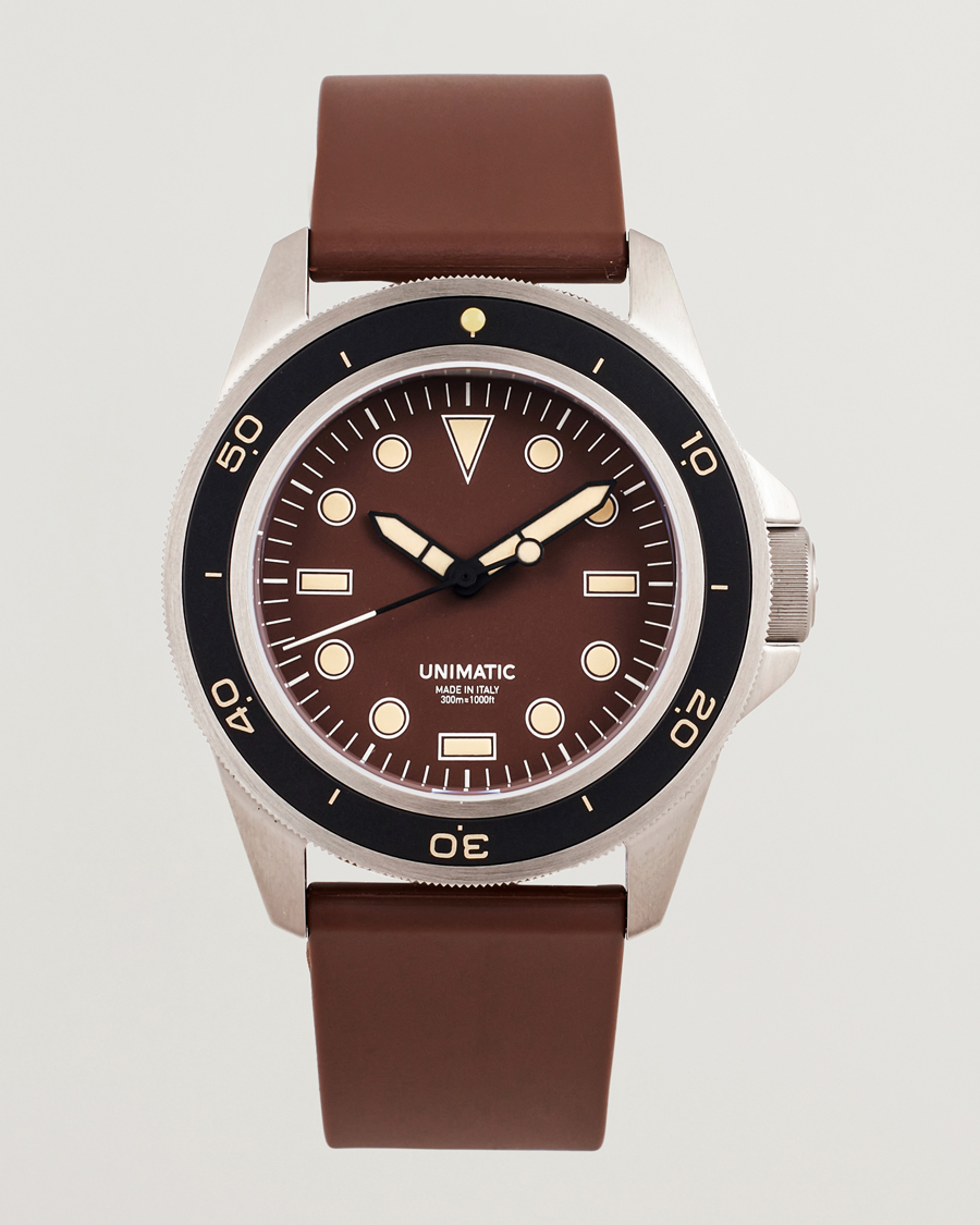 Hombres | UNIMATIC U1 Heritage Diver Dark Brown | UNIMATIC | U1 Heritage Diver Dark Brown