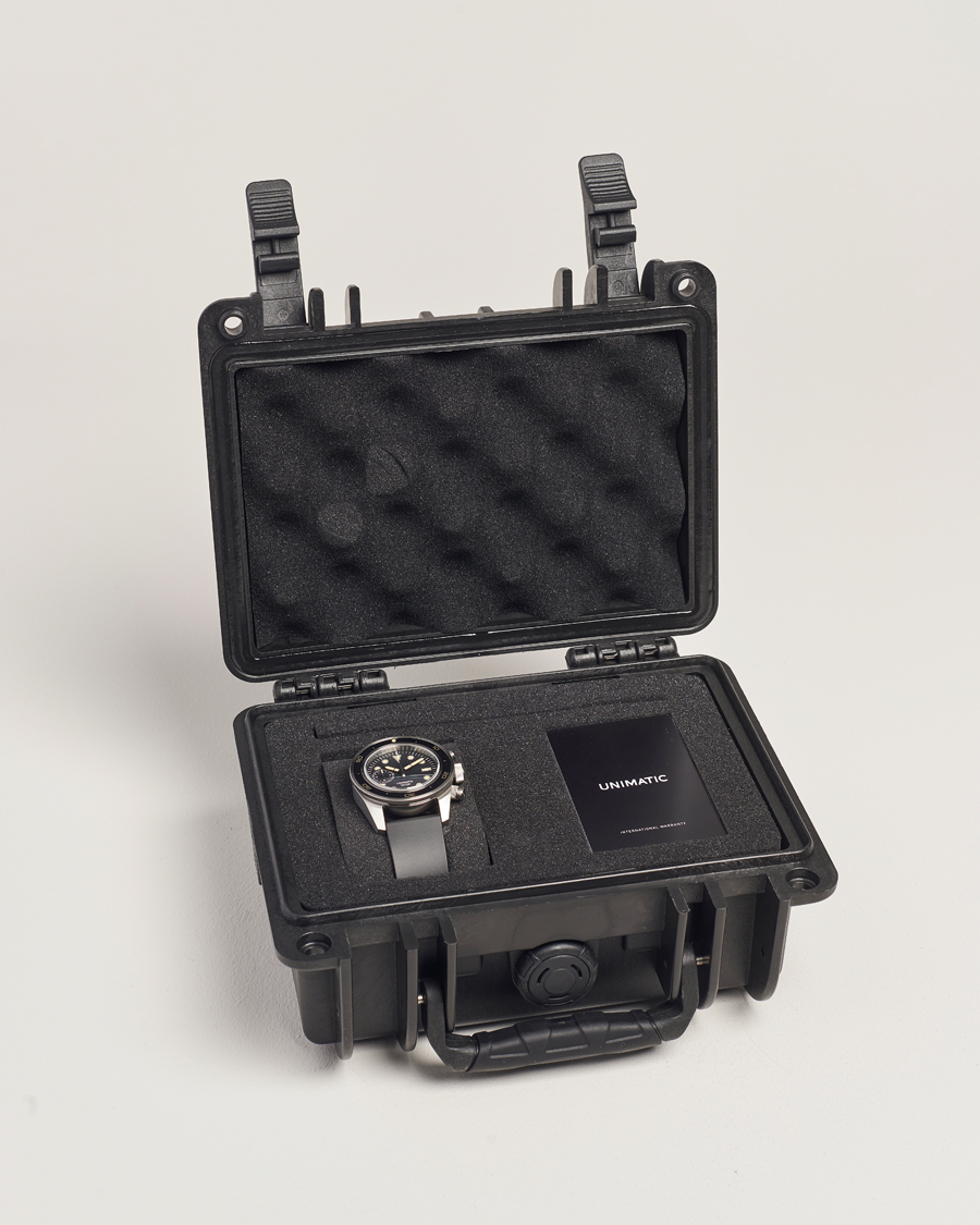 Hombres | UNIMATIC U3 Heritage Chronograph Diver Black | UNIMATIC | U3 Heritage Chronograph Diver Black