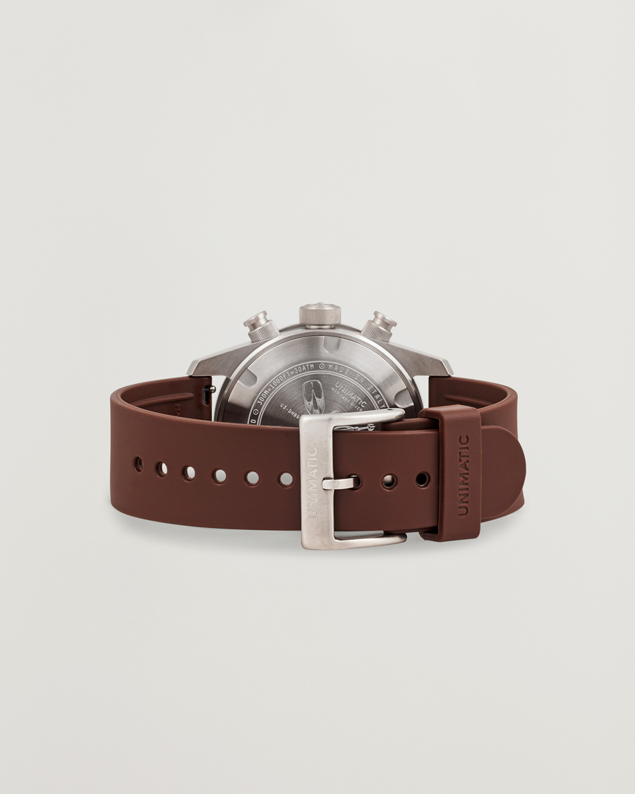 Hombres | UNIMATIC U3 Heritage Chronograph Diver Dark Brown | UNIMATIC | U3 Heritage Chronograph Diver Dark Brown