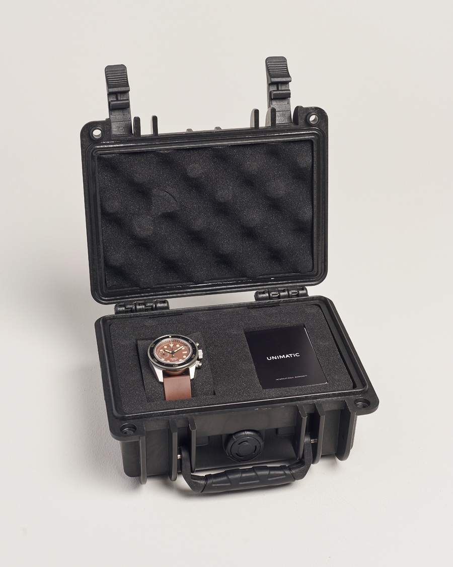 Hombres | UNIMATIC U3 Heritage Chronograph Diver Dark Brown | UNIMATIC | U3 Heritage Chronograph Diver Dark Brown