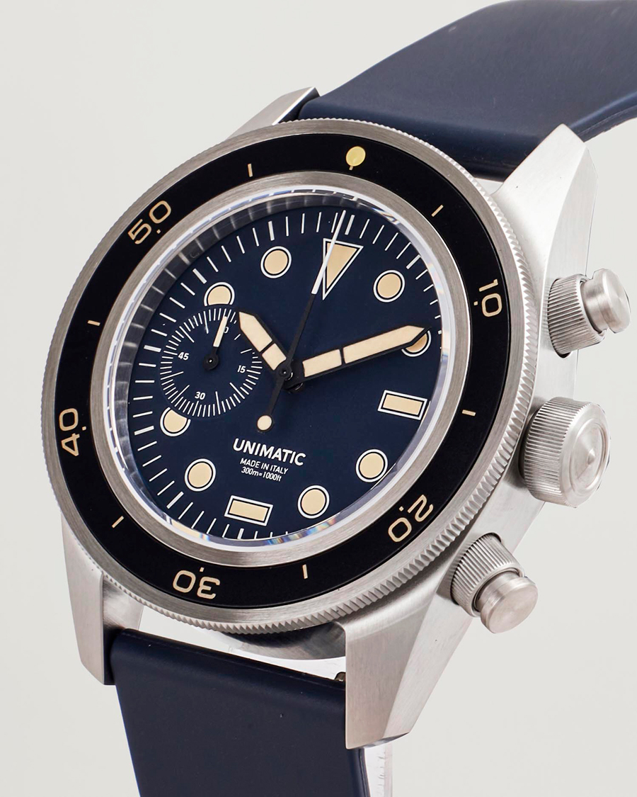 Hombres | UNIMATIC U3 Heritage Chronograph Diver Blue | UNIMATIC | U3 Heritage Chronograph Diver Blue