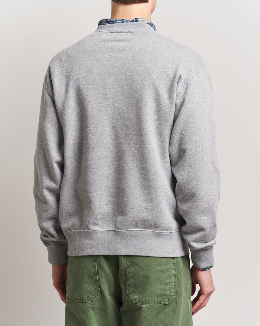 Hombres | Jerséis y prendas de punto | BEAMS PLUS | Made In Japan Cotton Sweatshirt Grey