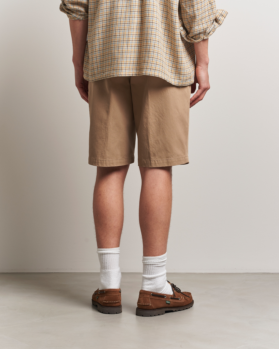 Hombres | Pantalones cortos | BEAMS PLUS | Pleated Twill Shorts Khaki