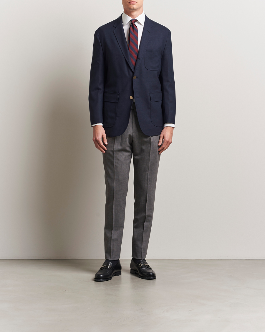 Hombres | Blazers | Kamakura Shirts | Unconstructed Ivy Blazer Navy