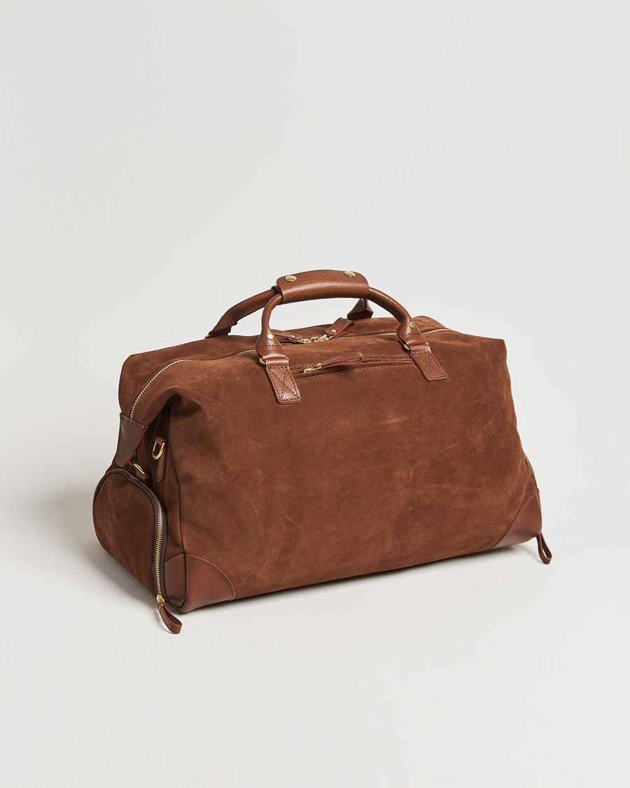 Hombres | Bolsos | Bennett Winch | Suede Weekender Brown