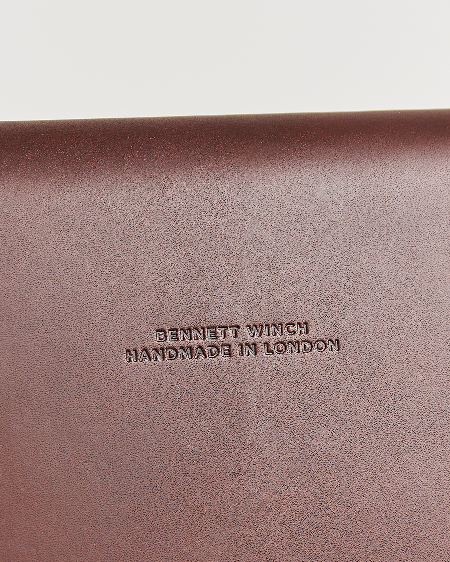 Hombres | Bolsos | Bennett Winch | Large Leather Folio Brown