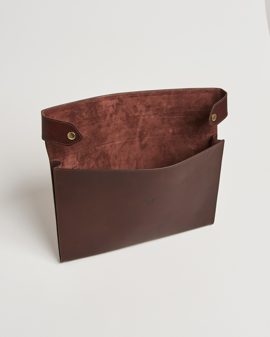 Hombres | Bolsos | Bennett Winch | Large Leather Folio Brown